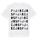 Pajarejos ordlek t-shirt