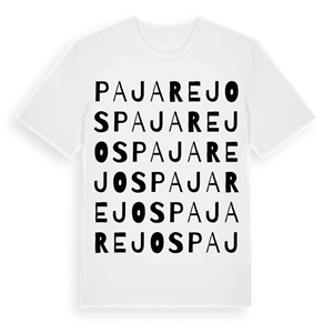 Pajarejos ordlek t-shirt – ekologisk bomull t-shirt från Pinshirt