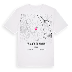 Pajares de Adaja karta t-shirt – ekologisk bomull t-shirt från Pinshirt