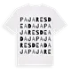 Pajares de Adaja ordlek t-shirt