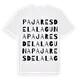 Pajares de la Laguna ordlek t-shirt