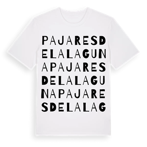 Pajares de la Laguna ordlek t-shirt – ekologisk bomull t-shirt från Pinshirt
