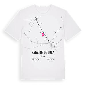 Palacios de Goda karta t-shirt – ekologisk bomull t-shirt från Pinshirt