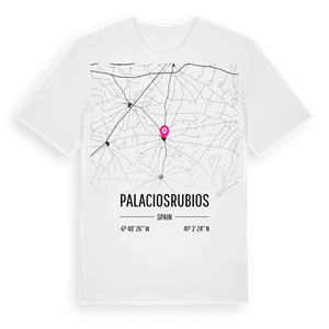 Palaciosrubios karta t-shirt – ekologisk bomull t-shirt från Pinshirt