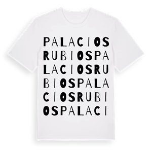 Palaciosrubios ordlek t-shirt – ekologisk bomull t-shirt från Pinshirt