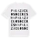 Palazuelos de Eresma ordlek t-shirt