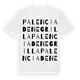 Palencia de Negrilla ordlek t-shirt
