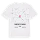 Paredes de Nava karta t-shirt