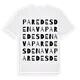 Paredes de Nava ordlek t-shirt