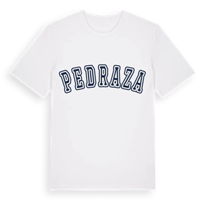 Pedraza college t-shirt – ekologisk bomull t-shirt från Pinshirt