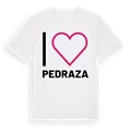 Jag älskar Pedraza t-shirt stort tryck