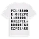 Pelarrodríguez ordlek t-shirt