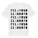 Pelayos del Arroyo ordlek t-shirt