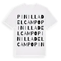 Pinilla del Campo ordlek t-shirt