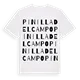 Pinilla del Campo ordlek t-shirt