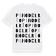 Pino del Río ordlek t-shirt