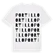 Portillo ordlek t-shirt