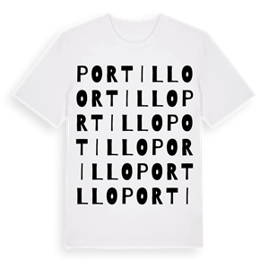 Portillo ordlek t-shirt – ekologisk bomull t-shirt från Pinshirt