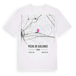 Pozal de Gallinas karta t-shirt – ekologisk bomull t-shirt från Pinshirt