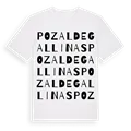Pozal de Gallinas ordlek t-shirt