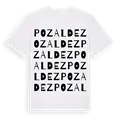 Pozaldez ordlek t-shirt