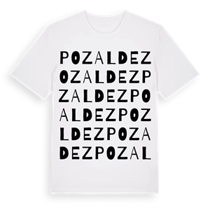 Pozaldez ordlek t-shirt – ekologisk bomull t-shirt från Pinshirt