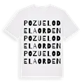Pozuelo de la Orden ordlek t-shirt