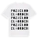 Pozuelo de la Orden ordlek t-shirt