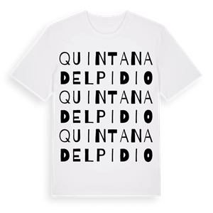 Quintana del Pidio ordlek t-shirt – ekologisk bomull t-shirt från Pinshirt
