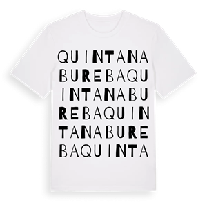 Quintanabureba ordlek t-shirt – ekologisk bomull t-shirt från Pinshirt