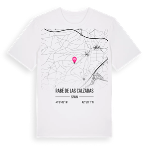 Rabé de las Calzadas karta t-shirt – ekologisk bomull t-shirt från Pinshirt