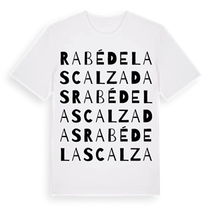 Rabé de las Calzadas ordlek t-shirt – ekologisk bomull t-shirt från Pinshirt