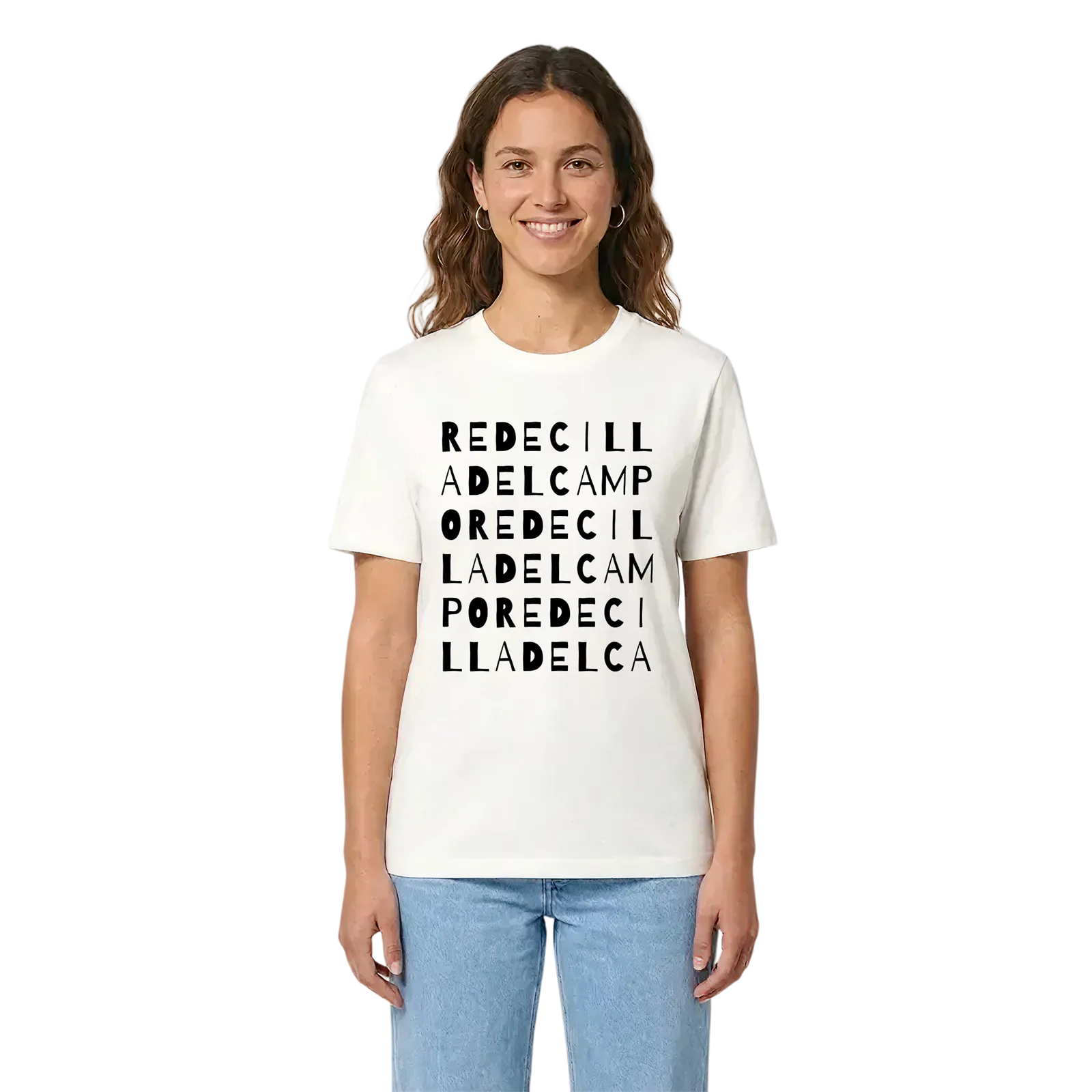 Redecilla del Campo ordlek t-shirt – White, i miljö