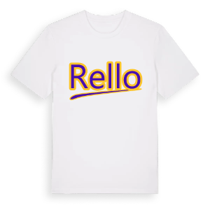 Rello baseball t-shirt – ekologisk bomull t-shirt från Pinshirt