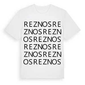 Reznos ordlek t-shirt – ekologisk bomull t-shirt från Pinshirt