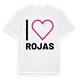 Jag älskar Rojas t-shirt stort tryck