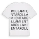 Rollamienta ordlek t-shirt