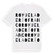 Royuela de Río Franco ordlek t-shirt