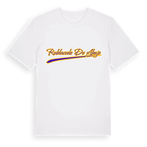 Rublacedo de Abajo baseball t-shirt – ekologisk bomull t-shirt från Pinshirt