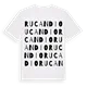 Rucandio ordlek t-shirt