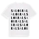Salobral ordlek t-shirt