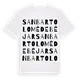 San Bartolomé de Béjar ordlek t-shirt