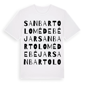 San Bartolomé de Béjar ordlek t-shirt – ekologisk bomull t-shirt från Pinshirt