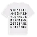 San Cebrián de Mazote ordlek t-shirt