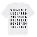 San Miguel del Arroyo ordlek t-shirt