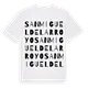 San Miguel del Arroyo ordlek t-shirt