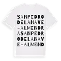 San Pedro de la Nave-Almendra ordlek t-shirt