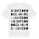 San Pedro de la Nave-Almendra ordlek t-shirt
