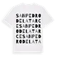 San Pedro de Latarce ordlek t-shirt
