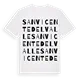 San Vicente del Valle ordlek t-shirt